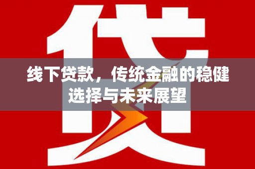 泰武线下贷款，传统金融的稳健选择与未来展望