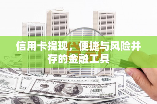 泰武信用卡提现，便捷与风险并存的金融工具