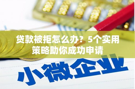 泰武贷款被拒怎么办？5个实用策略助你成功申请